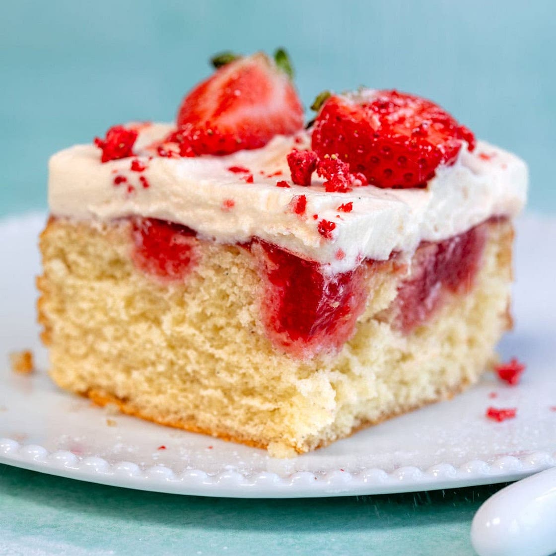 Strawberry Poke Cake