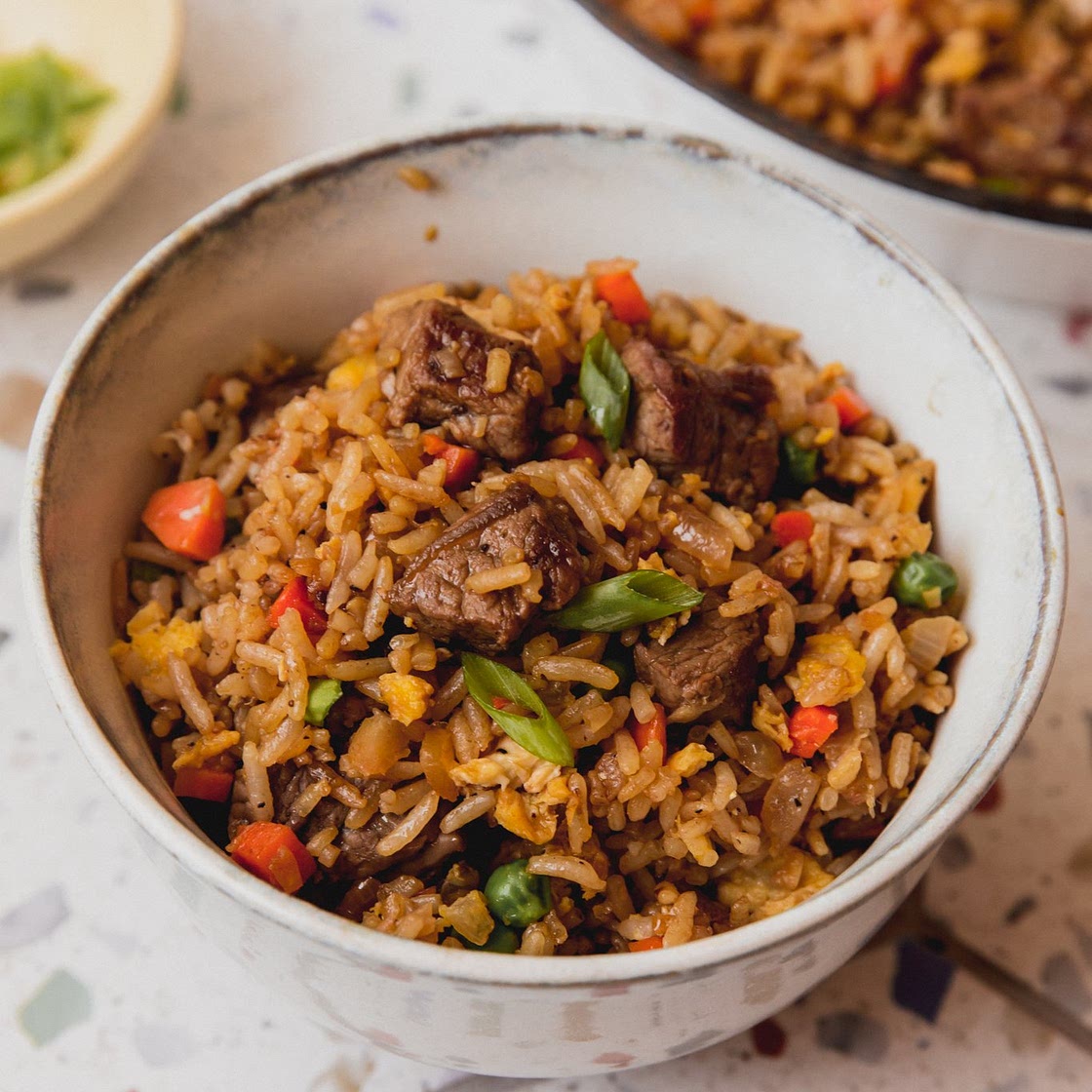 Easy Steak Fried Rice {gluten & soy free}