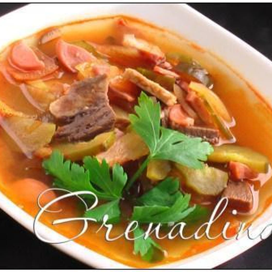 Мясная солянка