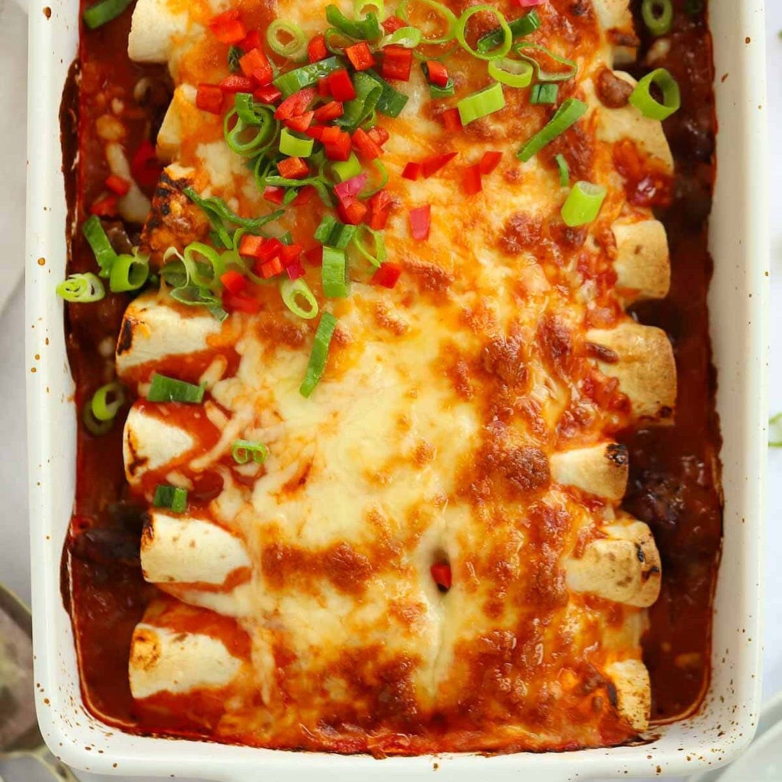 Beef Enchiladas {Easy Cheesy Recipe!}