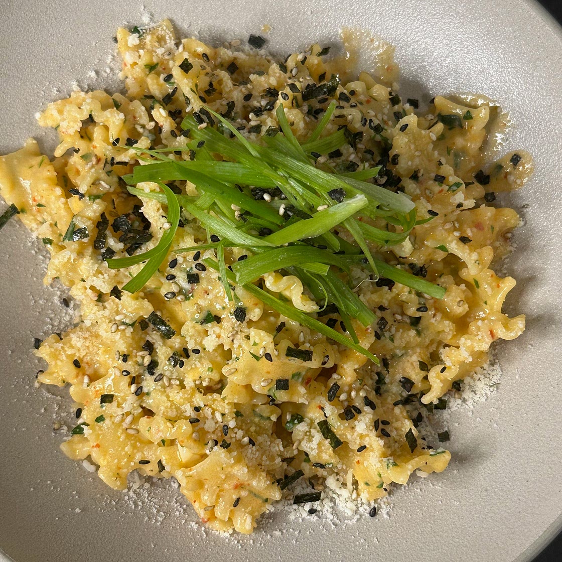 One Pot Creamy Miso Pasta