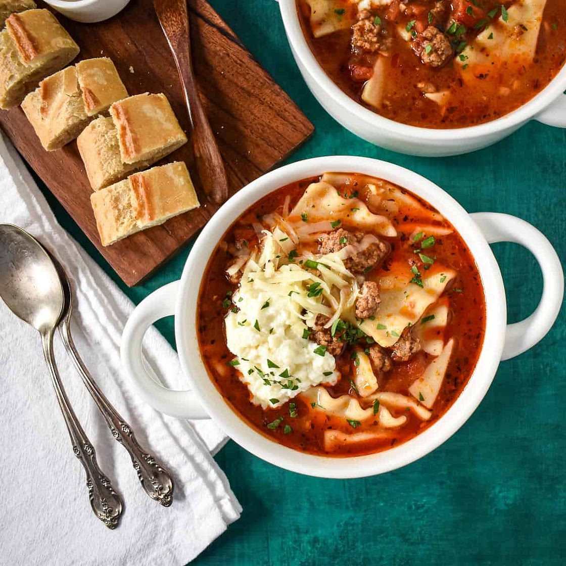 Easy Lasagna Soup Recipe