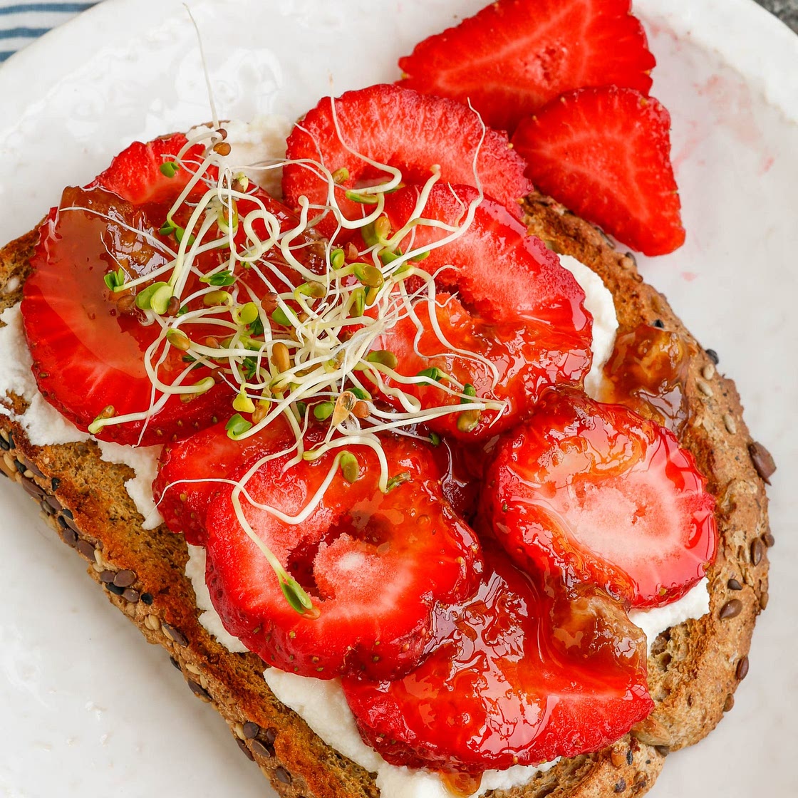 Strawberry Ricotta Toast