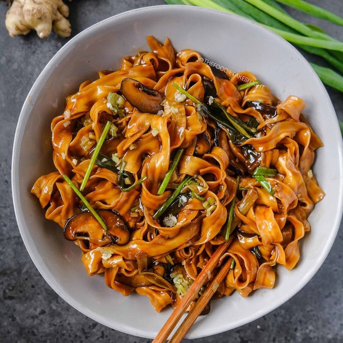 Ginger and Scallion Noodles
