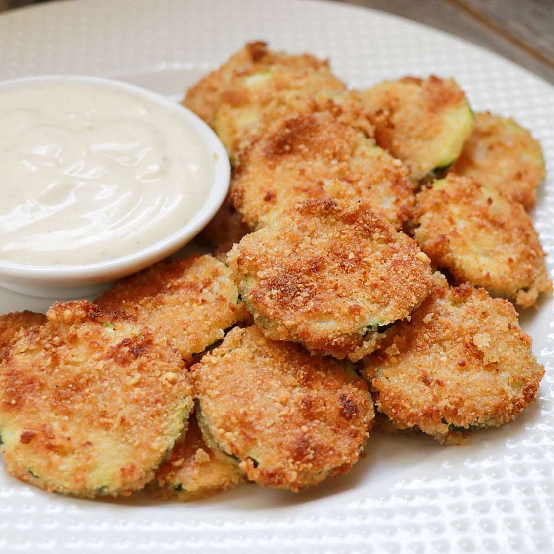Guilt-Free Air Fryer Ranch Zucchini Chips
