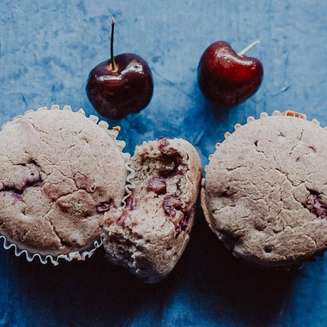 Gluten Free Cherry Muffins