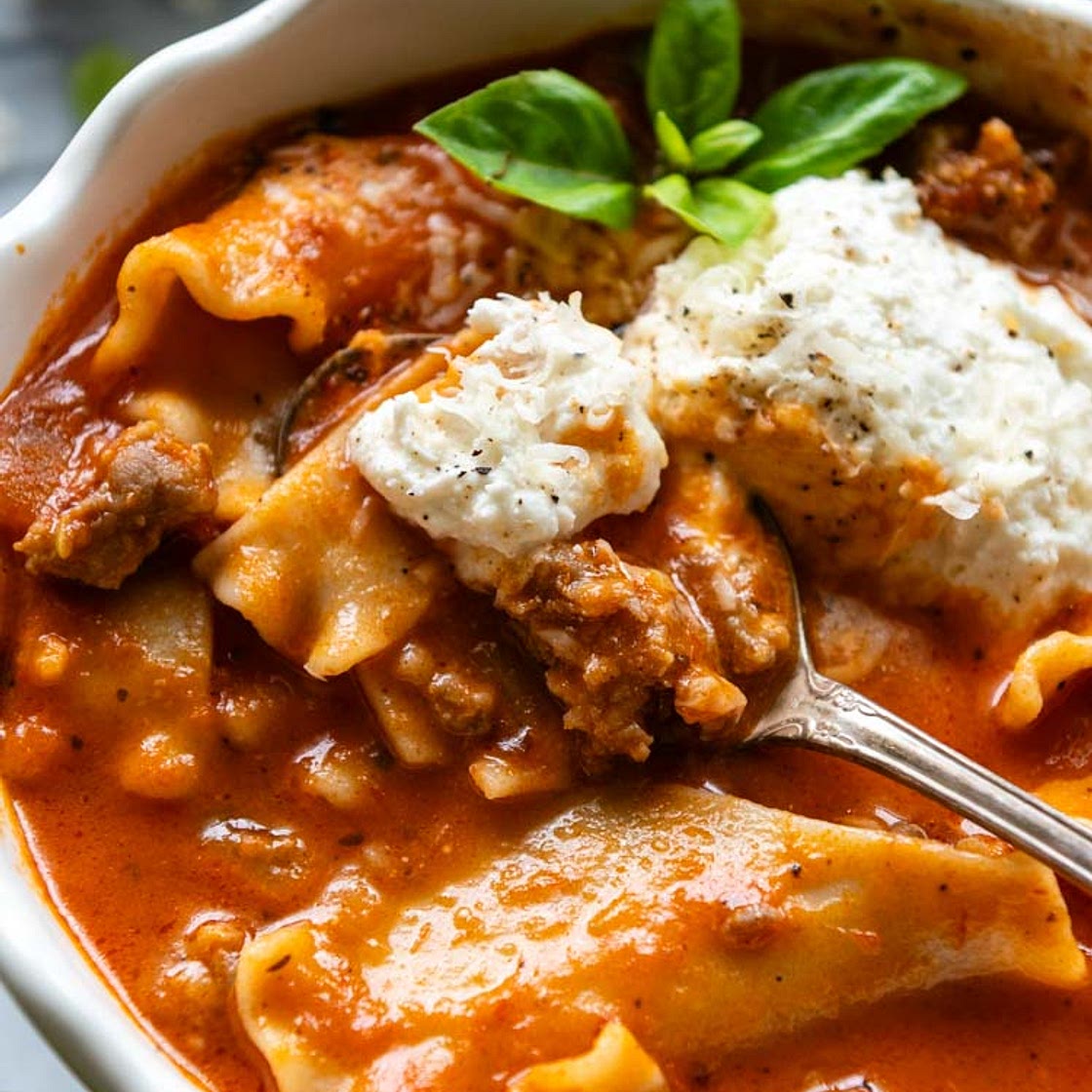 Crazy-Good Gluten-Free Lasagna Soup (30-Mins)