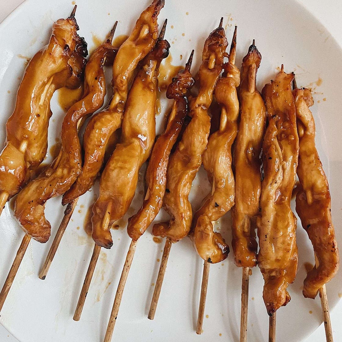 Teriyaki Chicken on a Stick