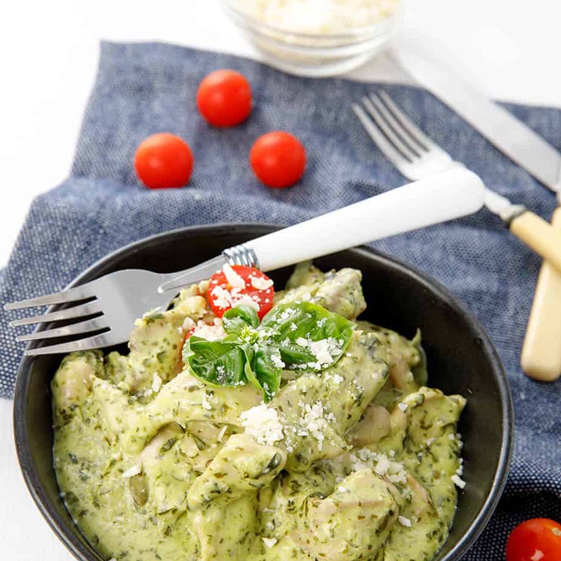 Creamy Pesto Chicken Recipe