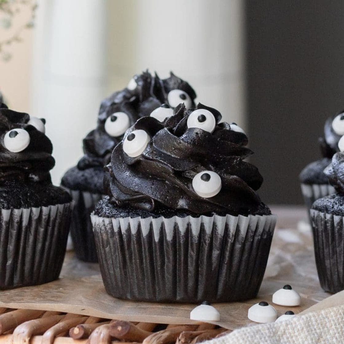 Black Cocoa Cupcakes