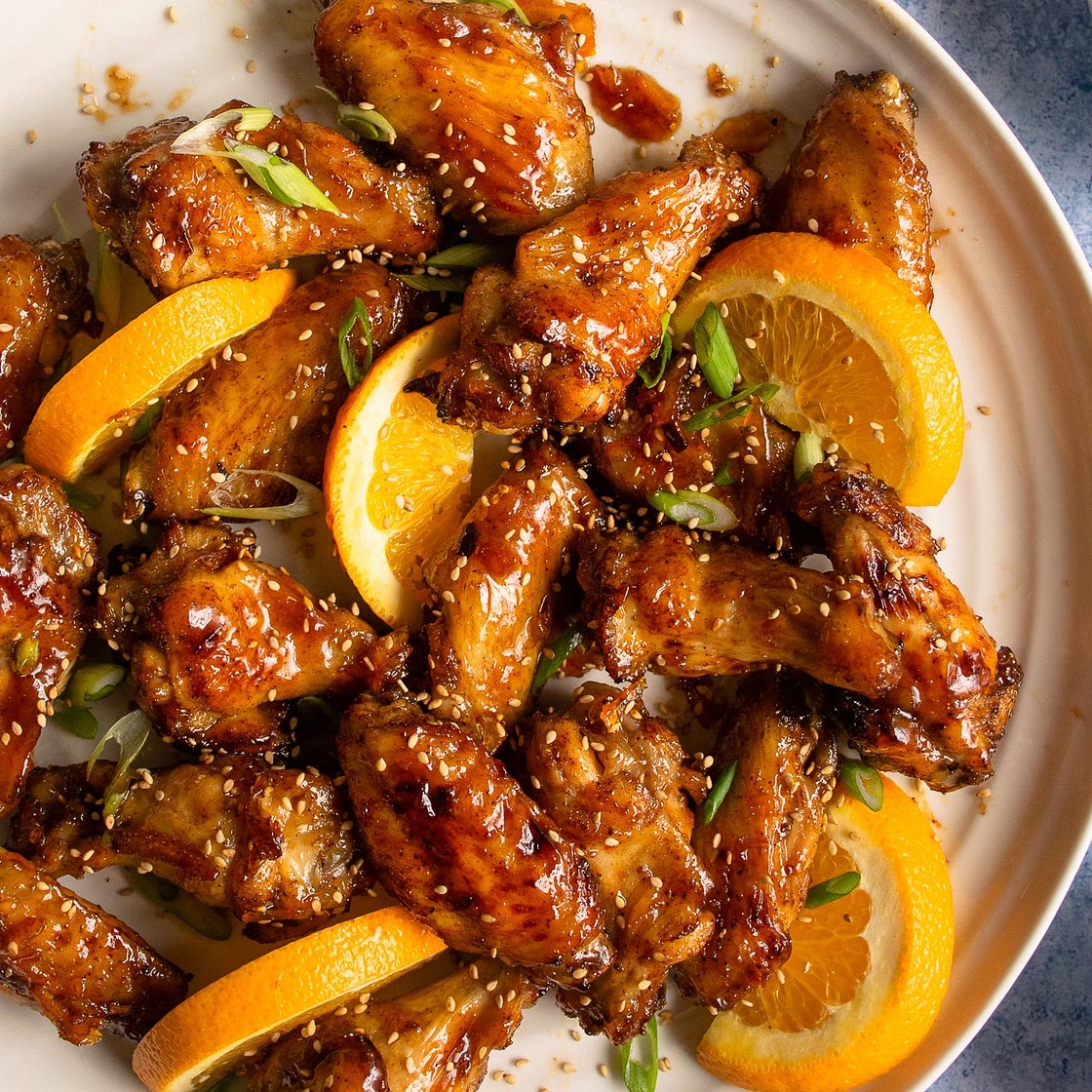 Air Fried Orange Sesame Chicken Wings