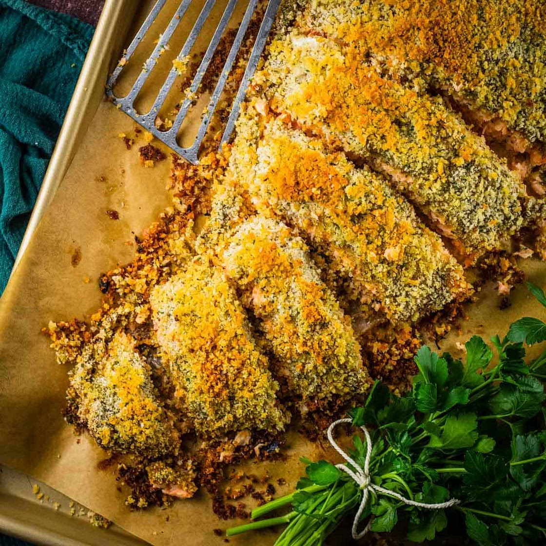 Panko Crusted Salmon