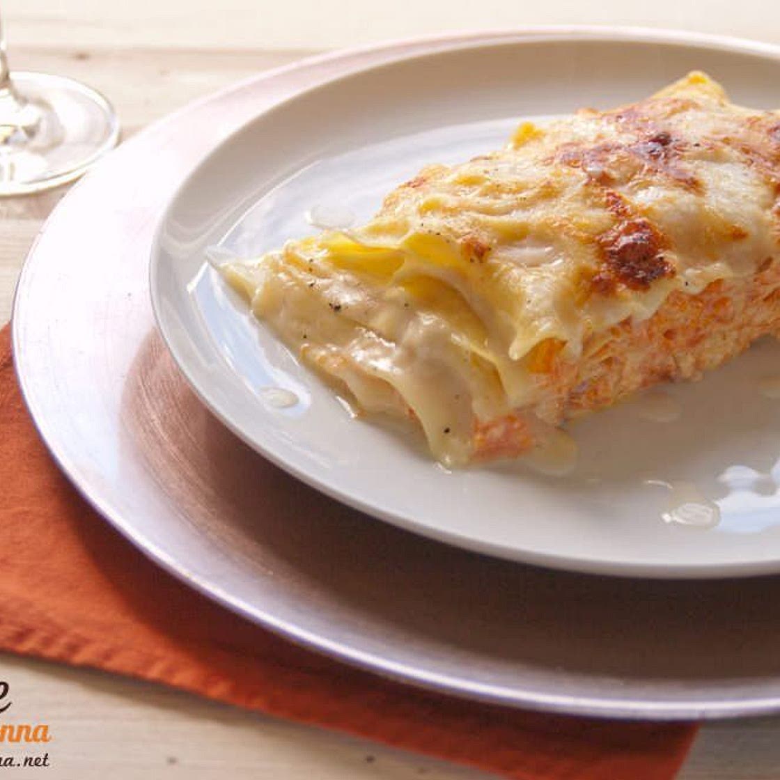 Lasagne zucca e ricotta
