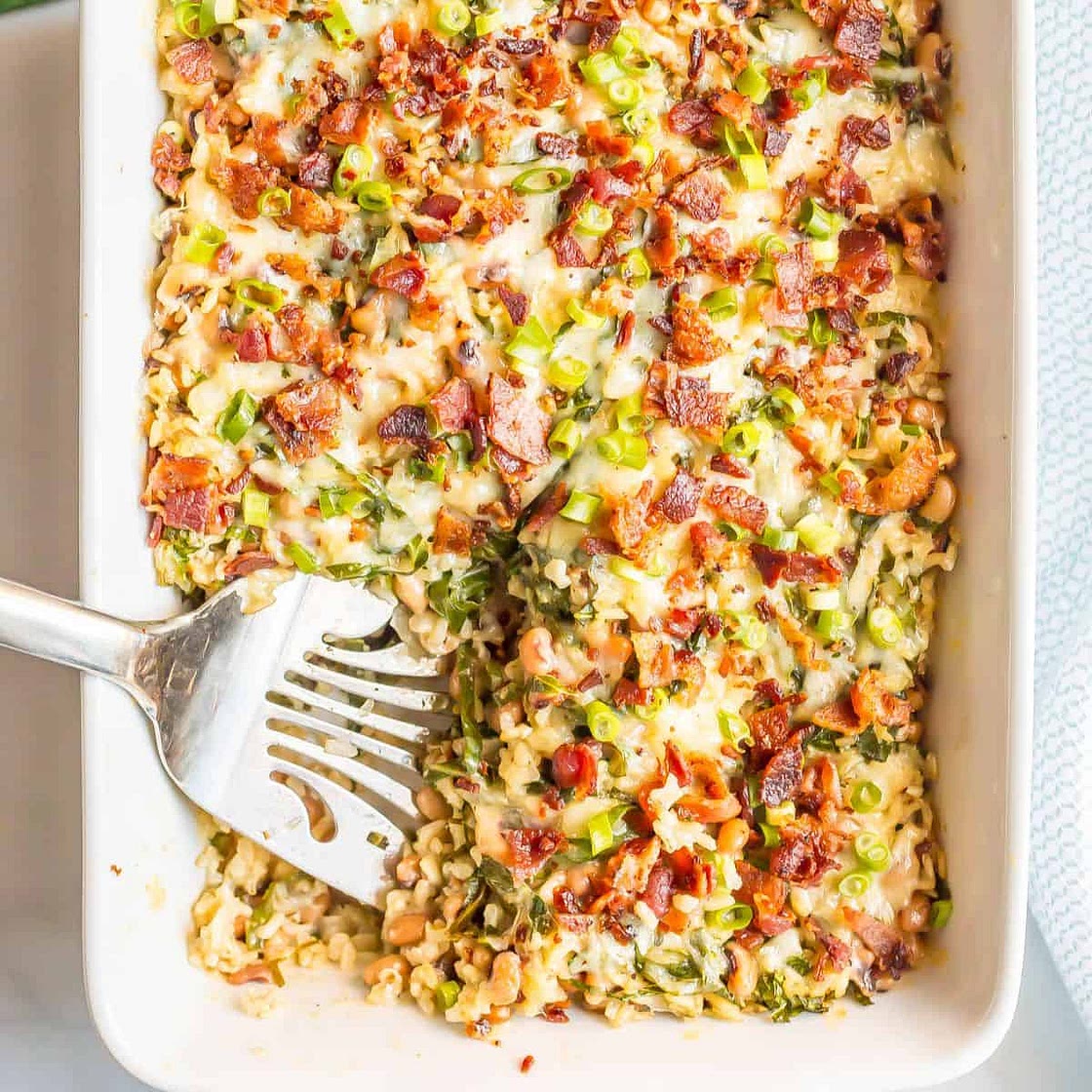 New Year’s Day Black-Eyed Pea Casserole