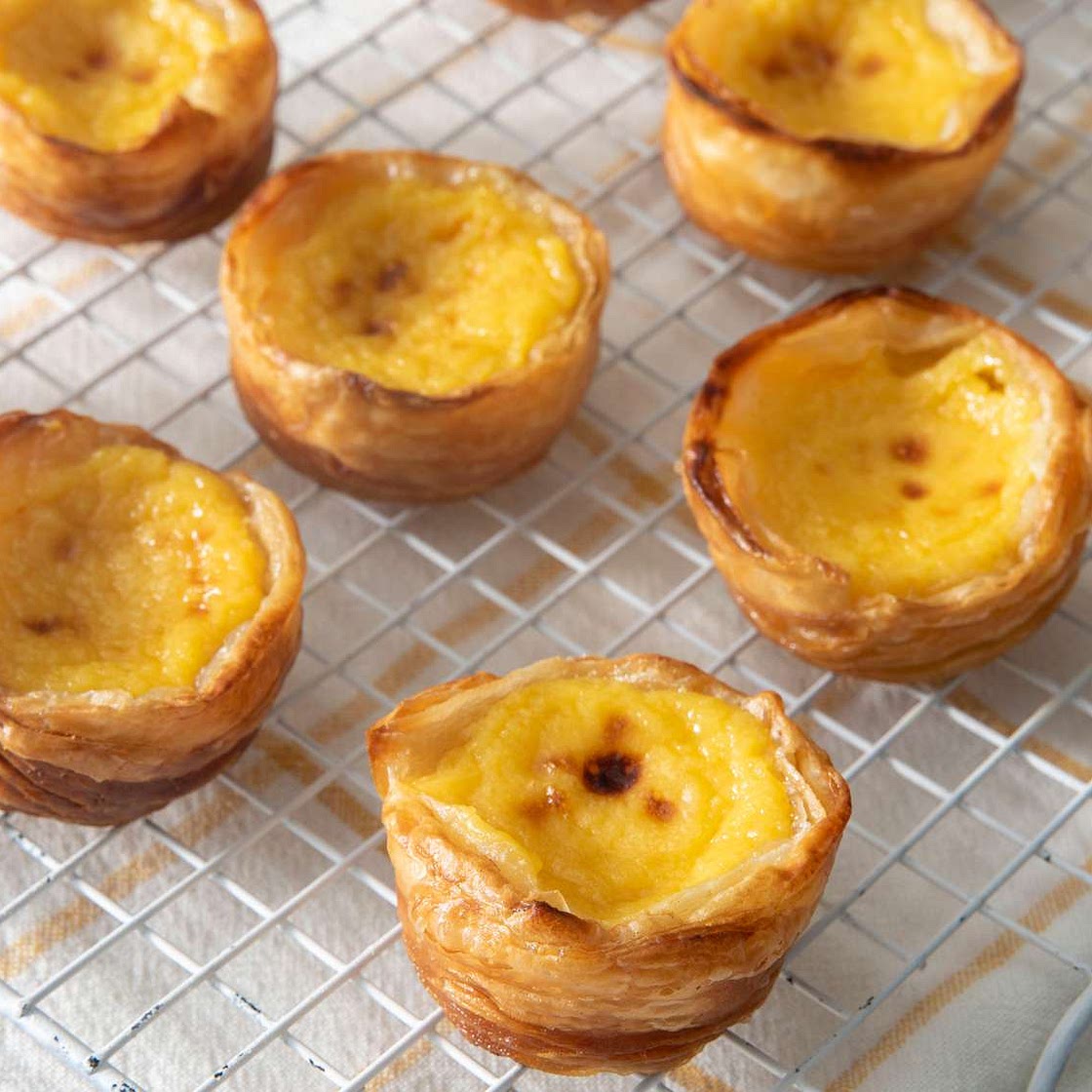 Portuguese Custard Tarts (Pasteis de Nata)