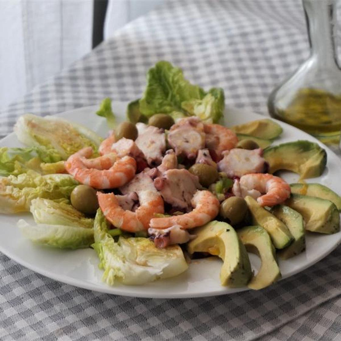 Receta de Ensalada de pulpo
