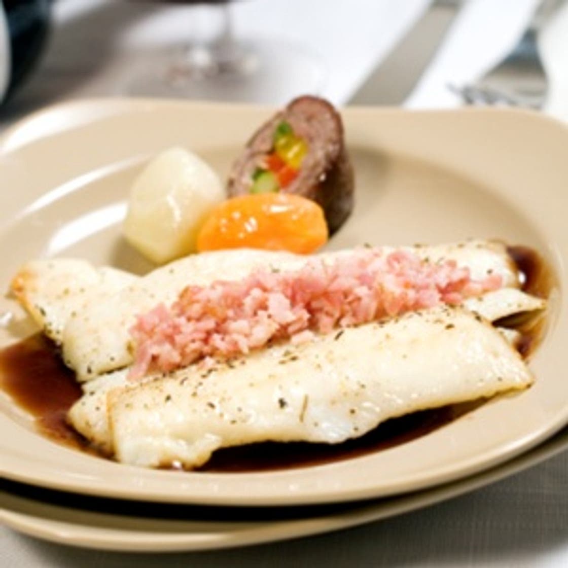 서양식가자미구이와발사믹소스