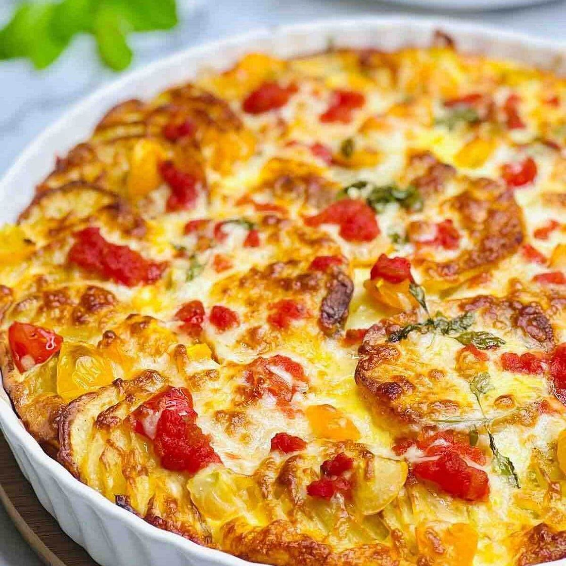 Easy Baked Potato Frittata