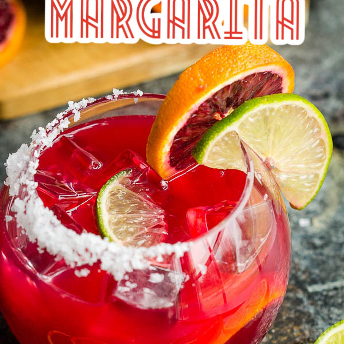 FIZZY BLOOD ORANGE MARGARITA