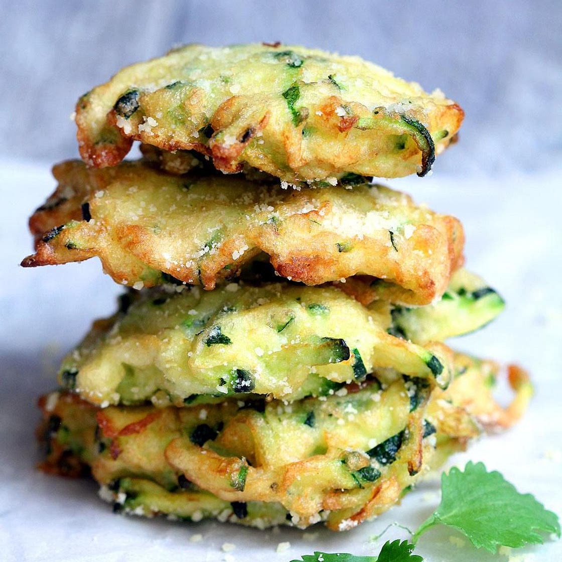 Zucchini-Parmesan Fritters