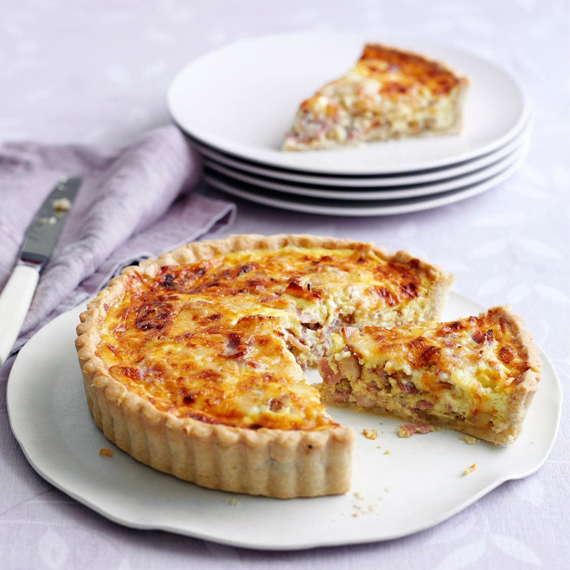 Easy quiche Lorraine recipe by Mary Berry