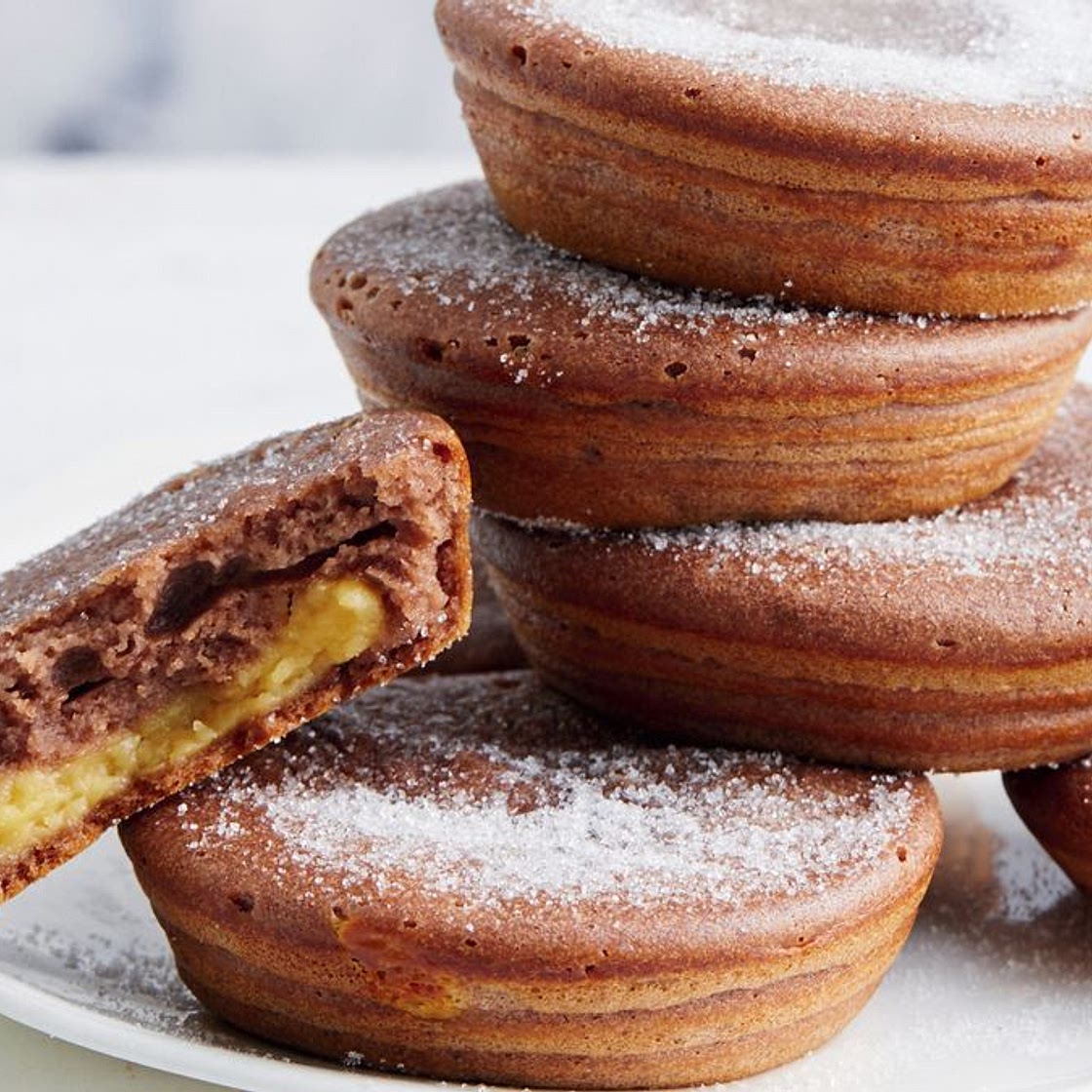Pie maker Caramilk custard-filled doughnuts recipe