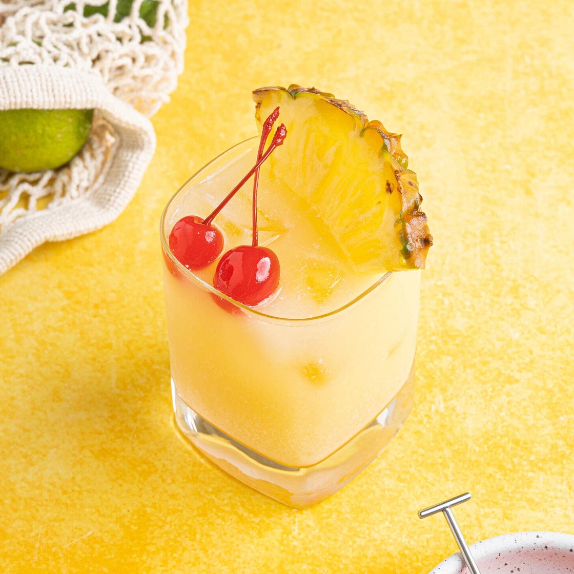 Pina Colada on the Rocks