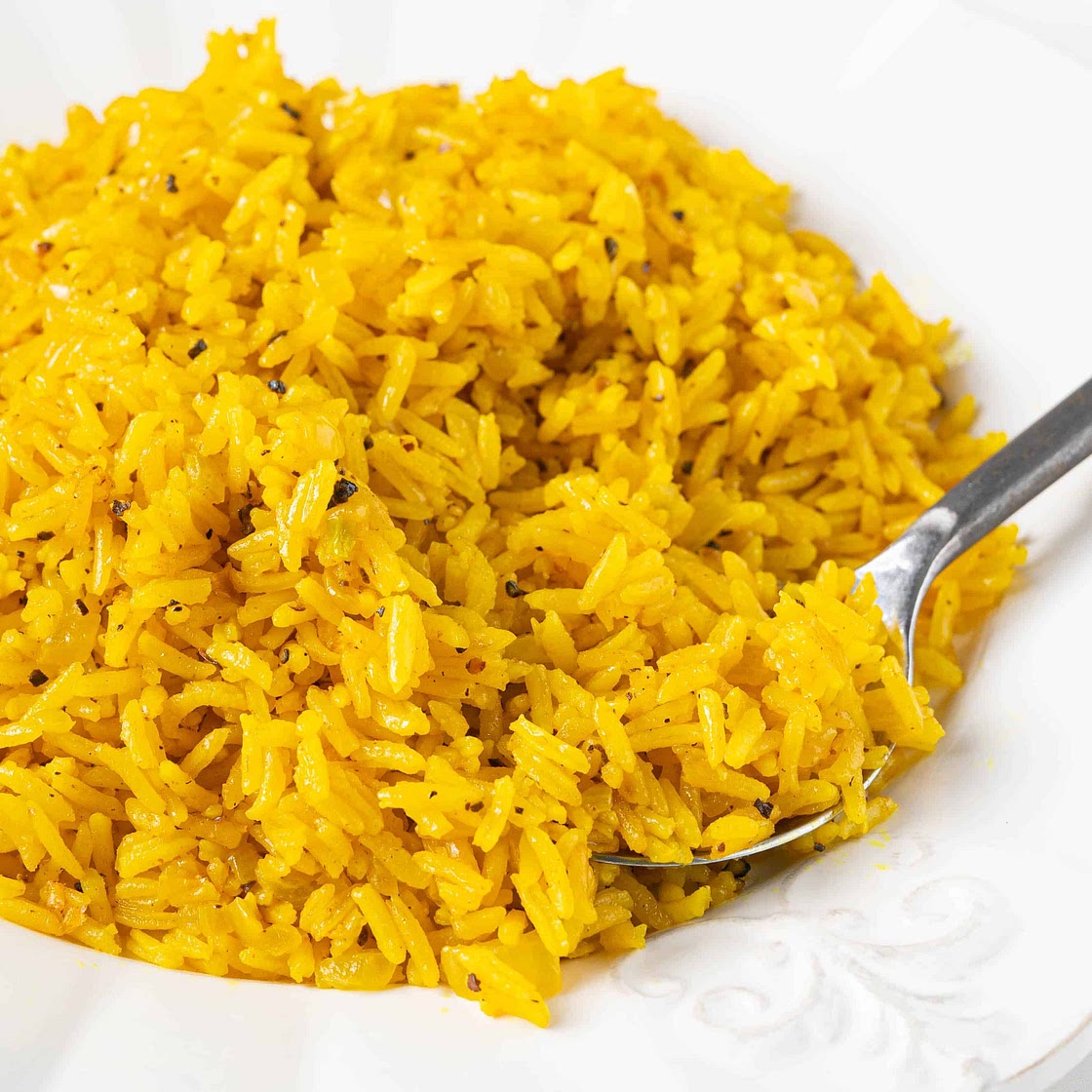 Turmeric Basmati Rice Recipe (Light & Fluffy)