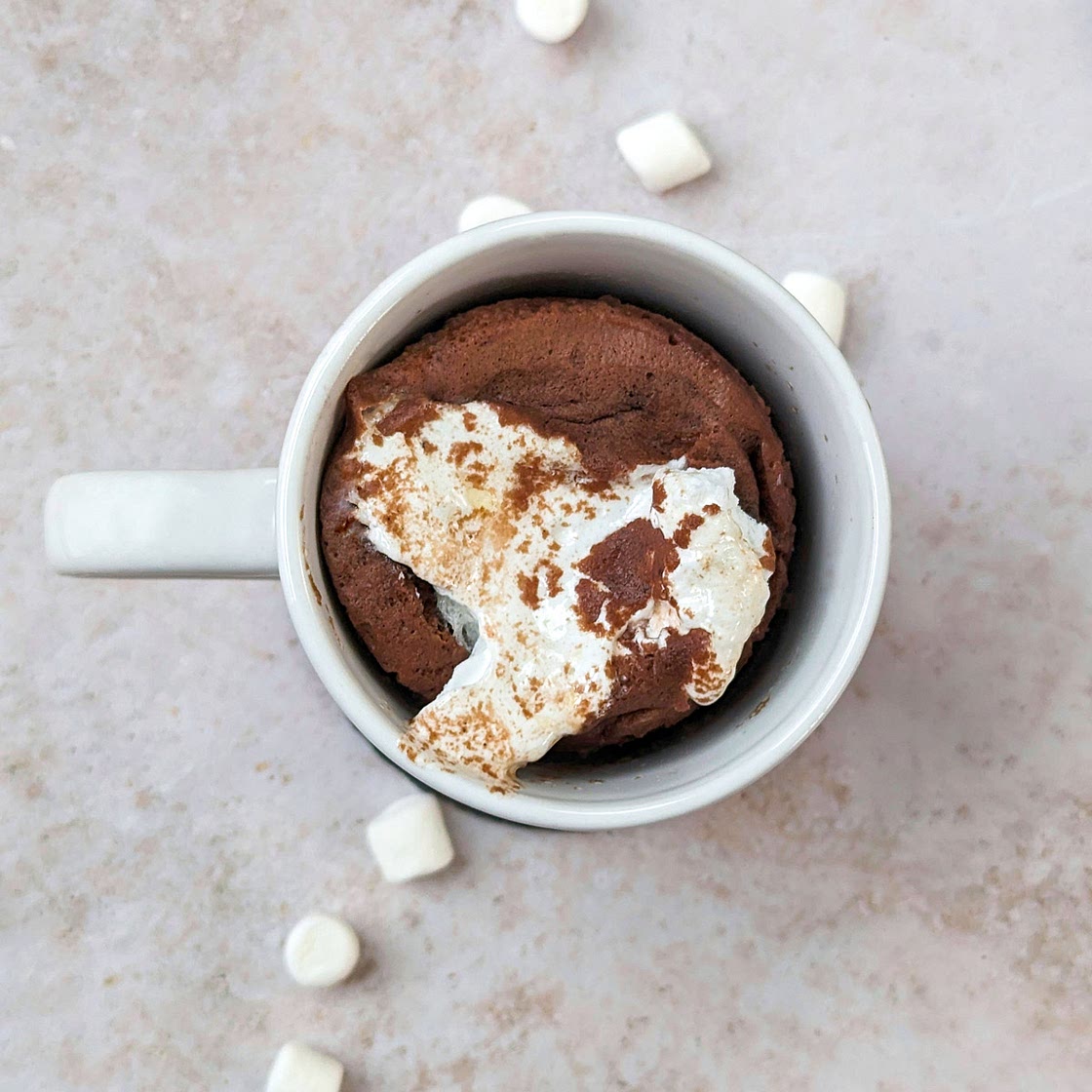 Hot Chocolate Mug Cake