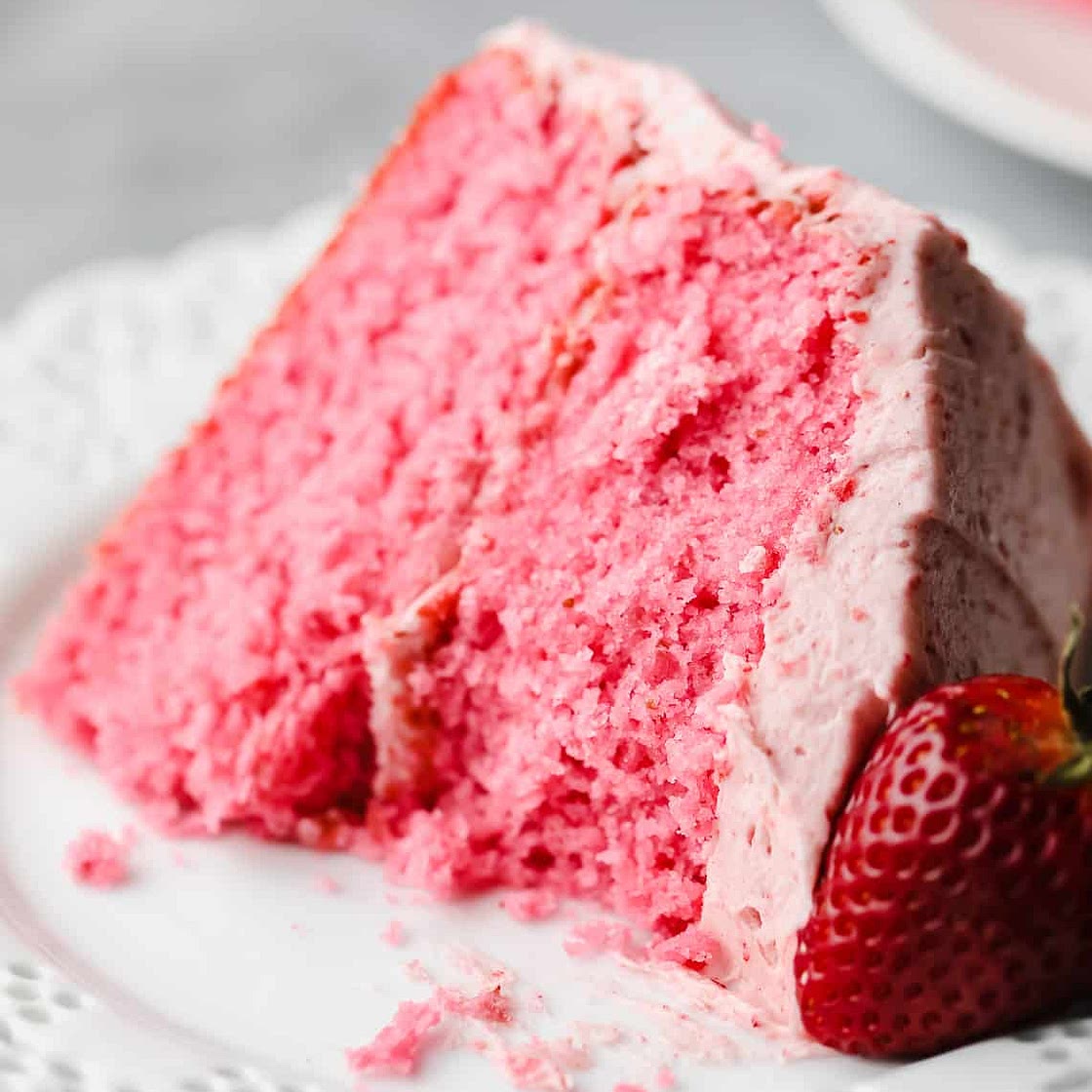 Vegan Strawberry Cake