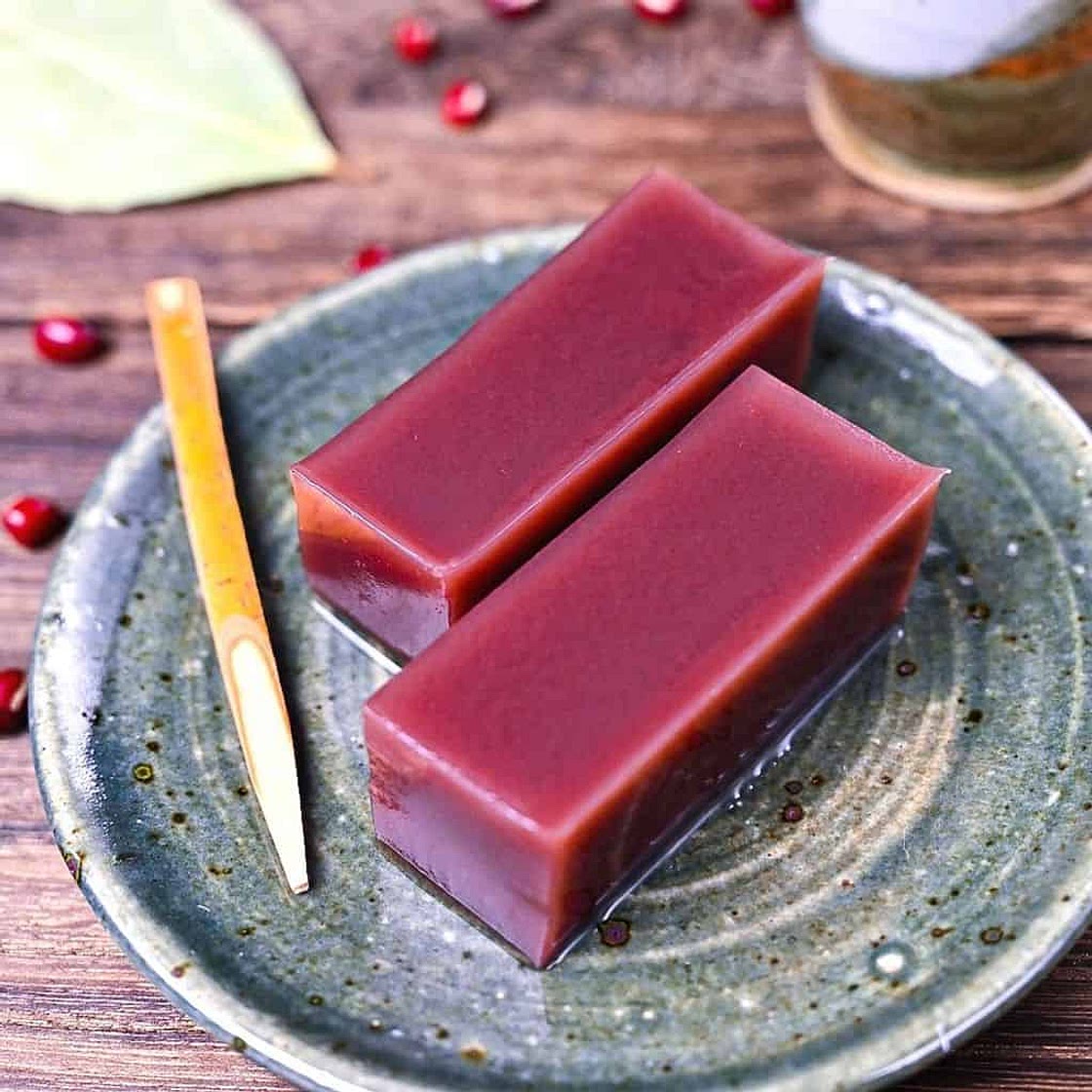 Mizu Yokan (Japanese Red Bean Jelly)