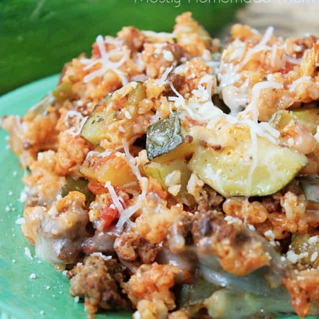 Crockpot Italian Zucchini Casserole