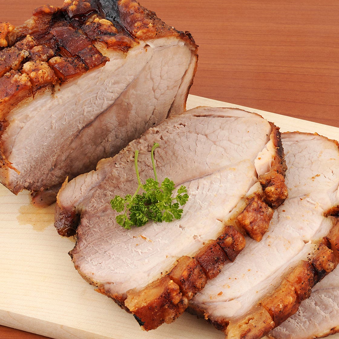 Schweinsbraten mit Kruste