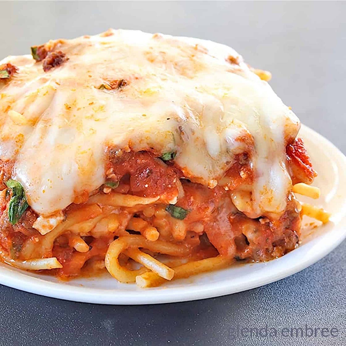 Easy Baked Spaghetti