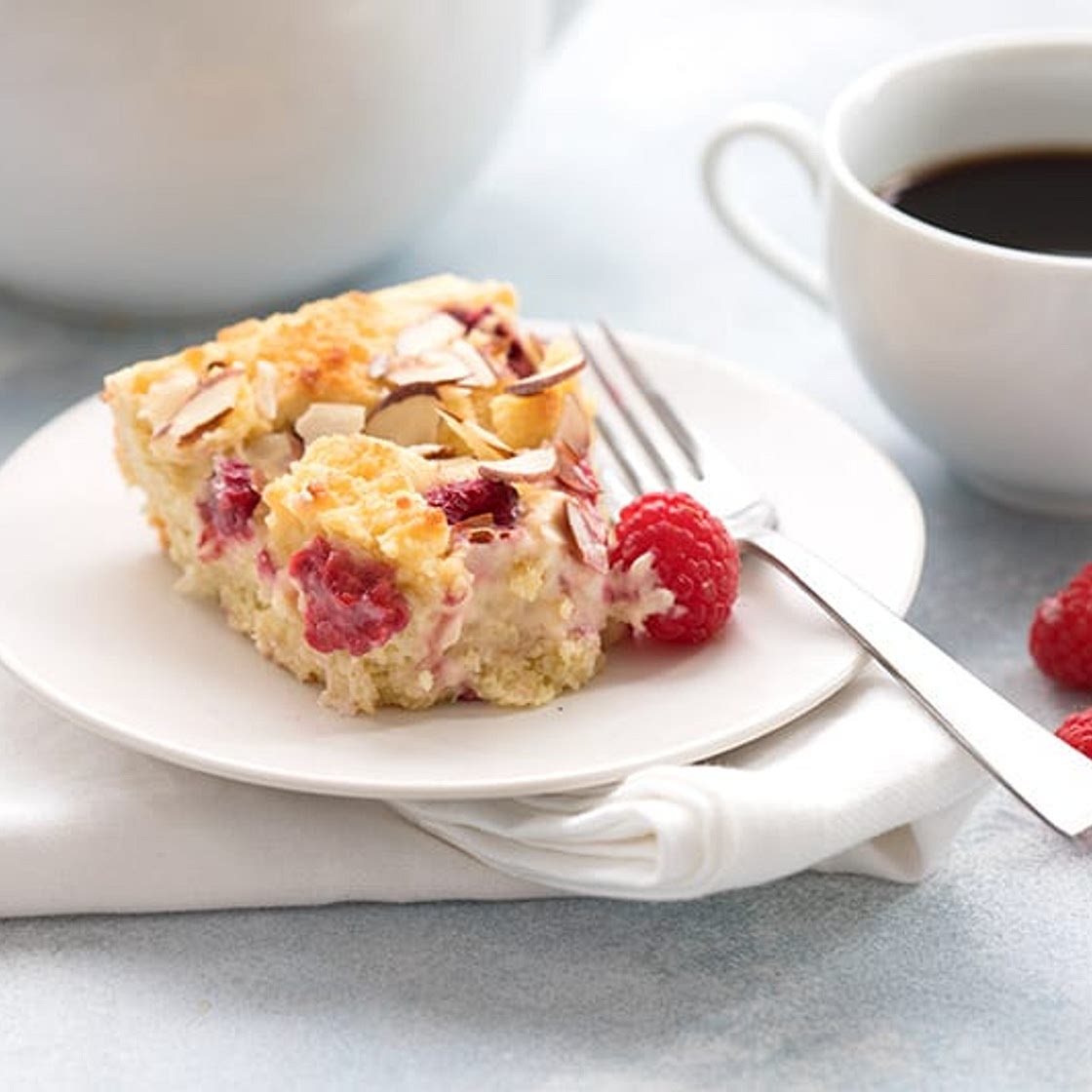 Raspberry Cream Cheese Coffee Cake