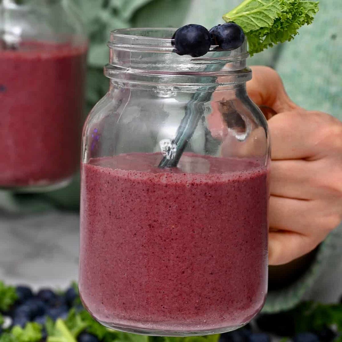 Blueberry Kale Smoothie