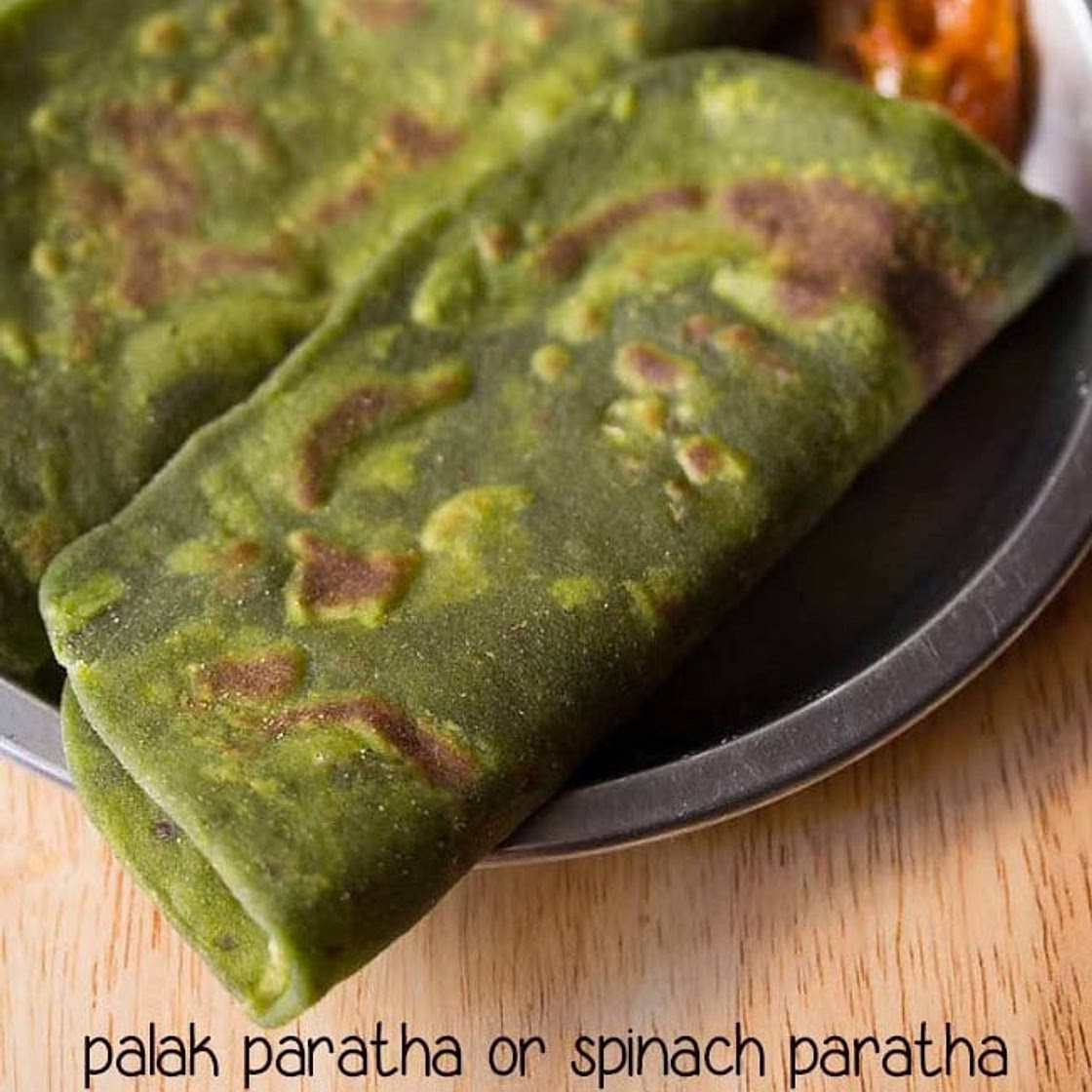 Palak Paratha Recipe (Indian Spinach Flatbread)