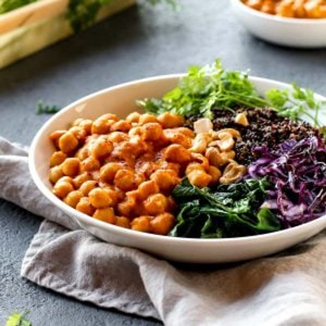 Masala Chickpea Buddha Bowl