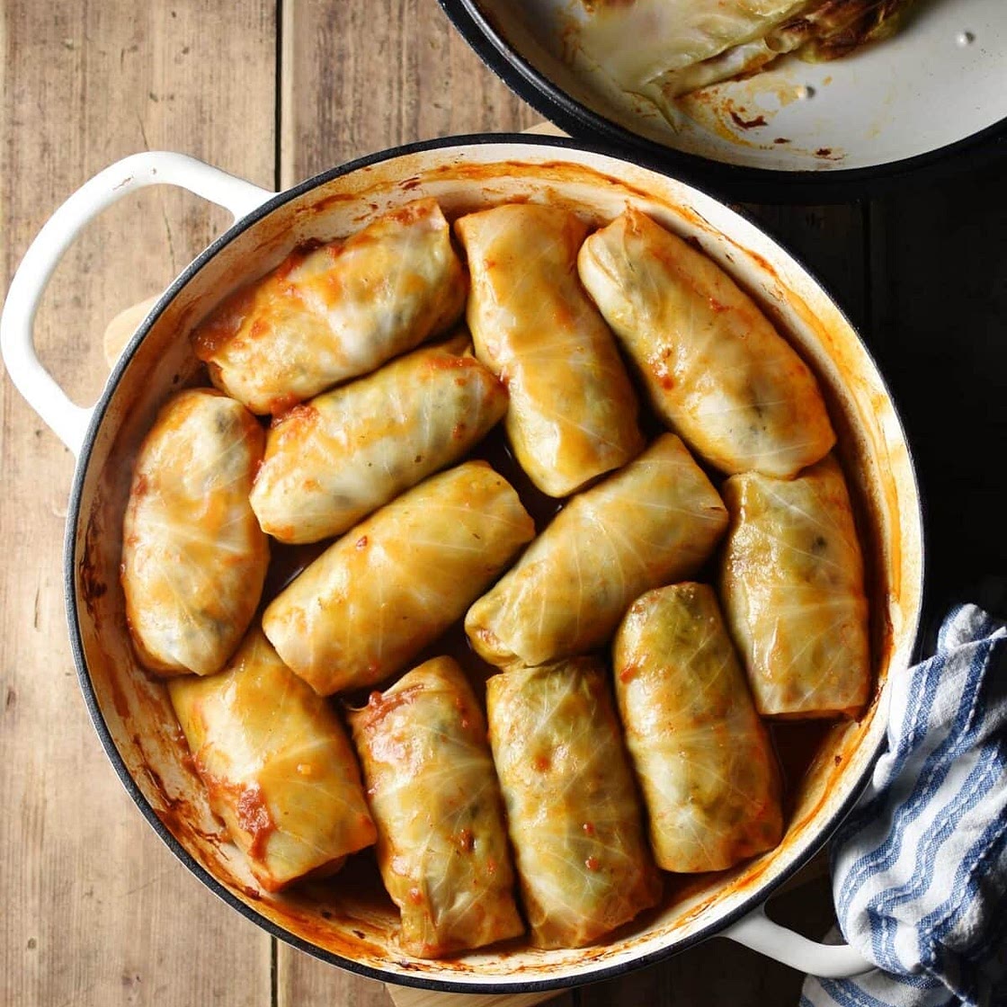 Vegan Mushroom Cabbage Rolls with Lentils and Rice