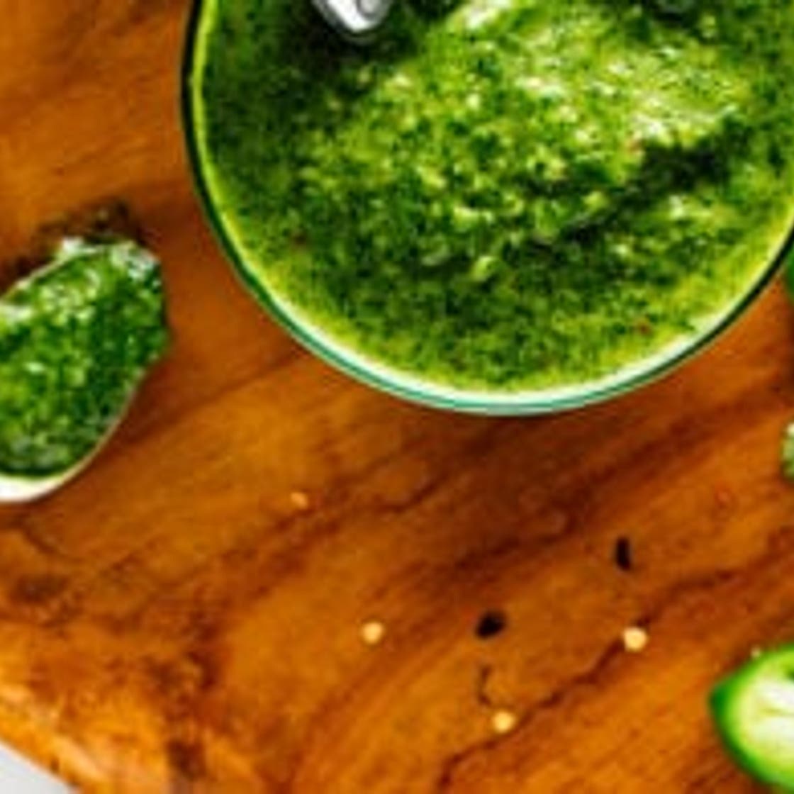 Zhoug! (Spicy Cilantro Sauce)