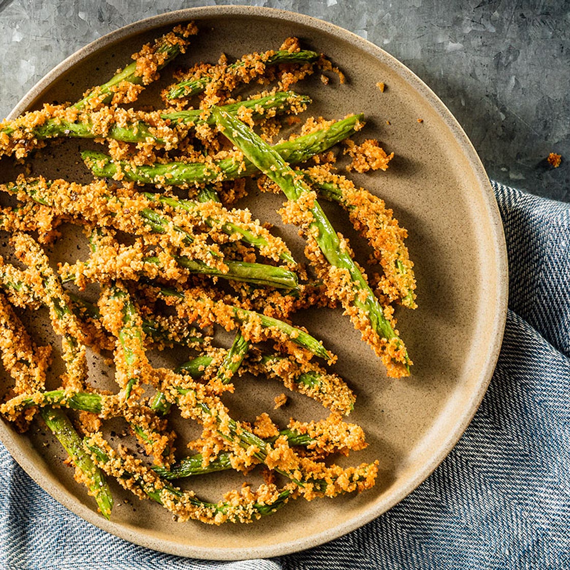 Air Fryer Spicy Green Beans