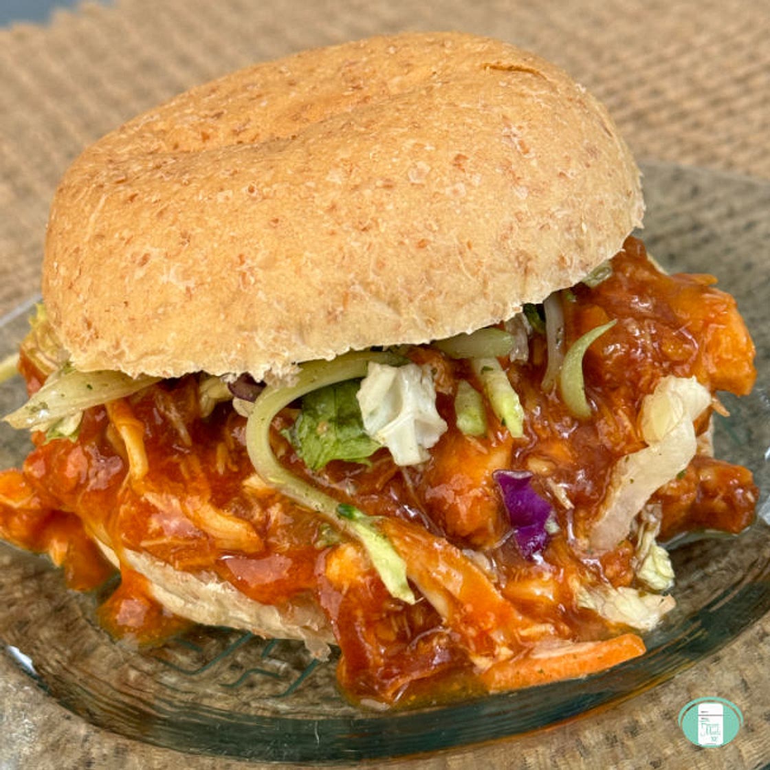 Droolworthy BBQ Shredded Chicken Freezer Meal with Garlic