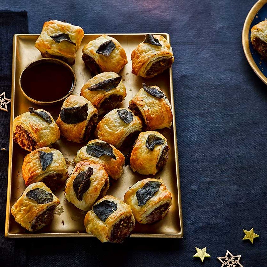 Christmas dinner sausage roll