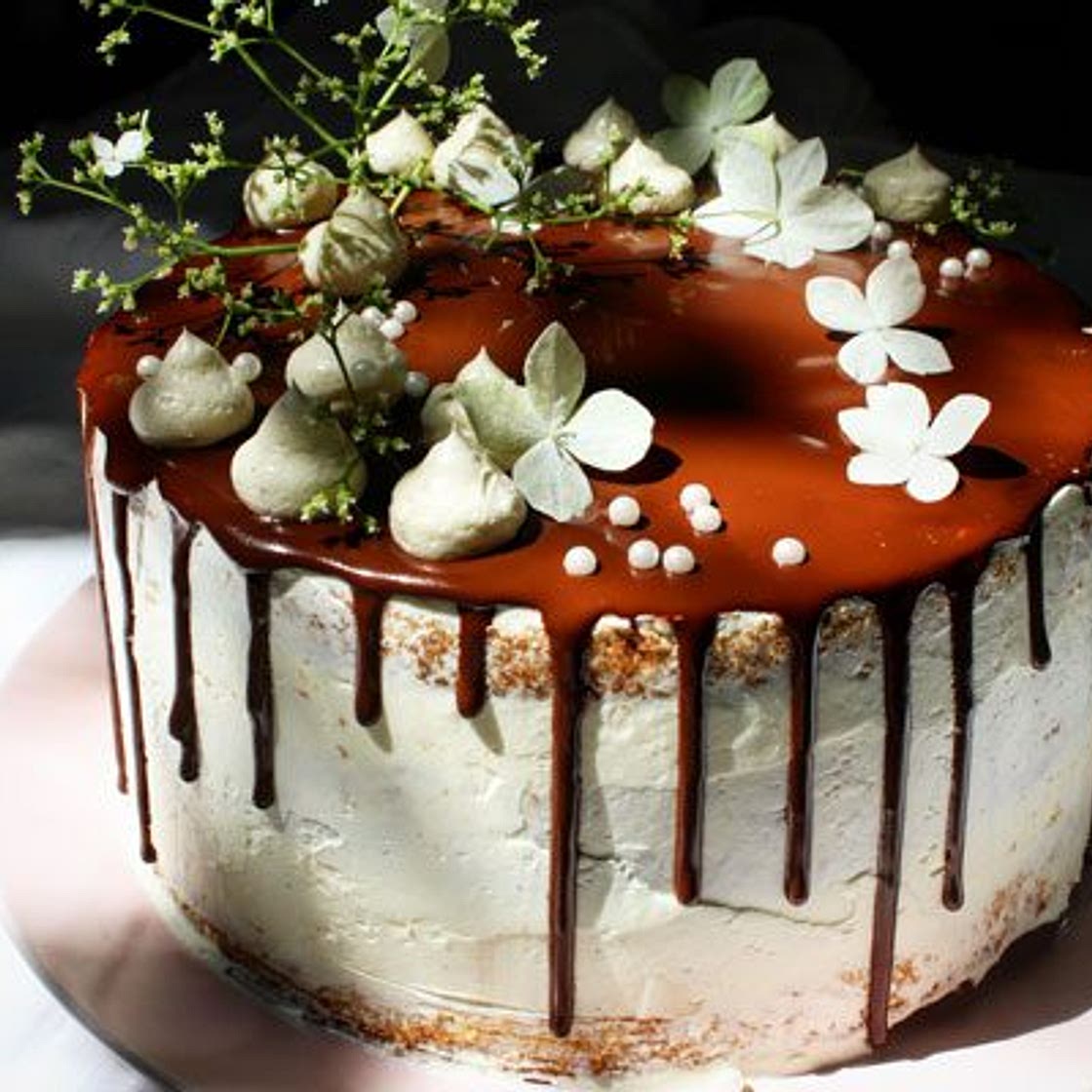 Chocolate ganache drip cake