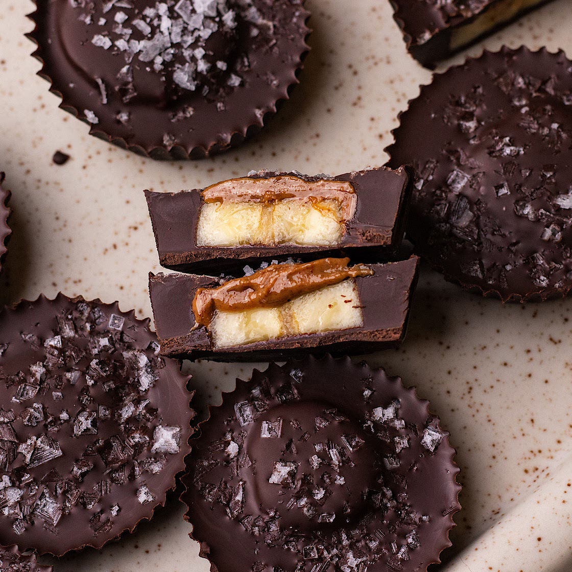 dark chocolate banana reese's (vegan)