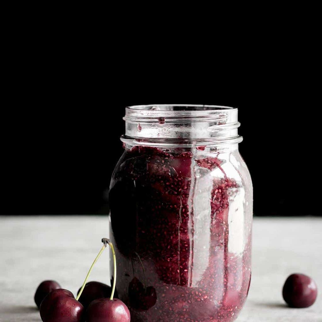 Cherry Chia Jam (No Added Sugar)