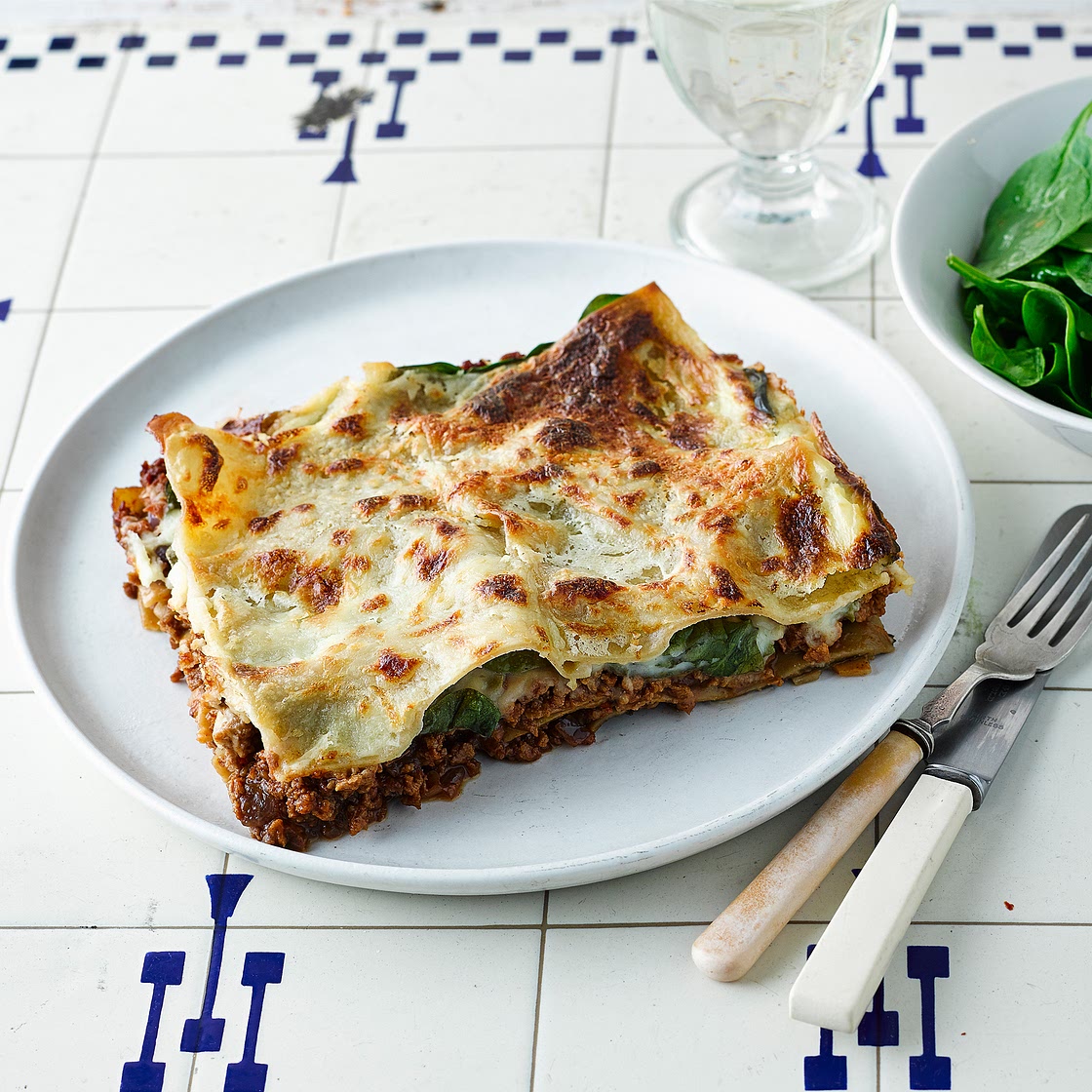 Spinach & Veggie Mince Lasagne