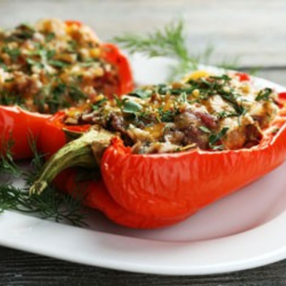 Chicken-Stuffed Peppers