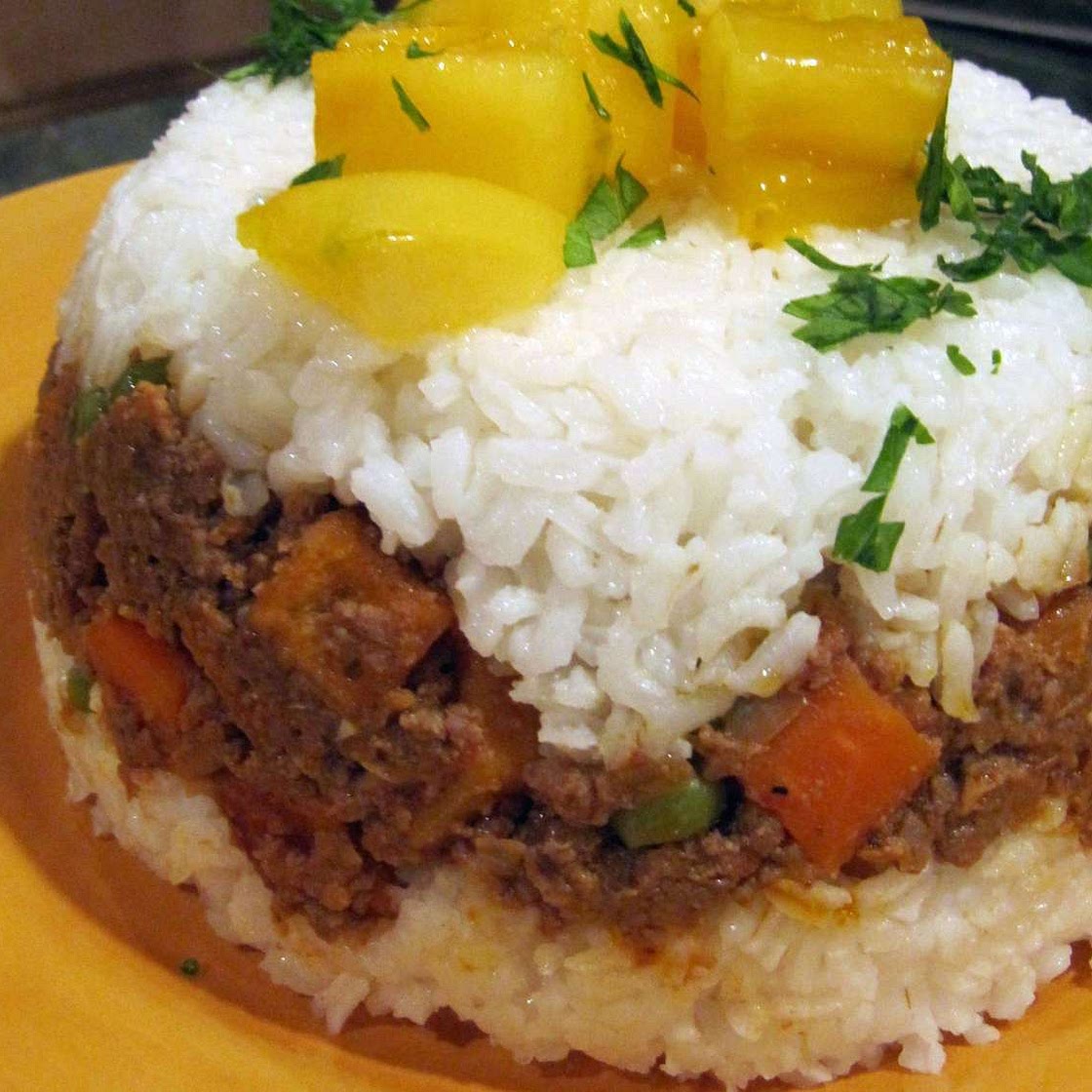 Arroz Tapado (Rice-On-Top)