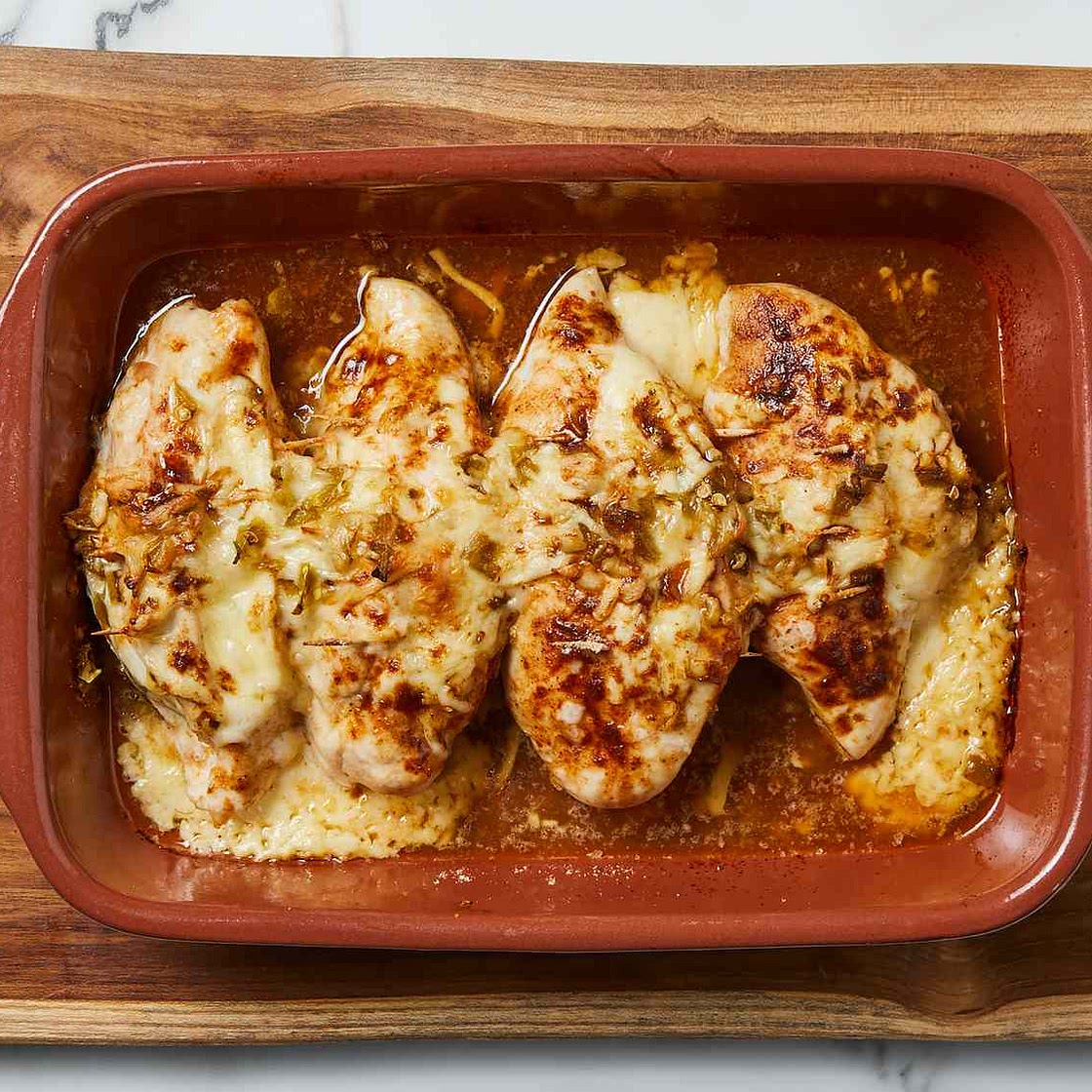 Green Chili and Cheese Chicken